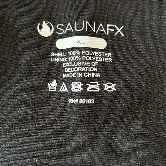 SaunaFX men’s polyester sauna XL - Picture 3 of 7